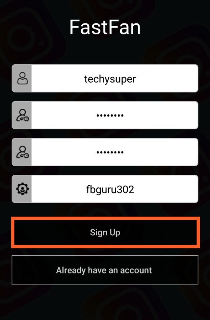 SignUp