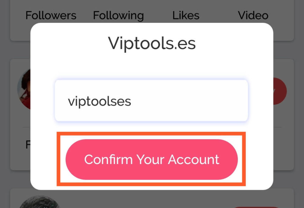 Confirm Your Account