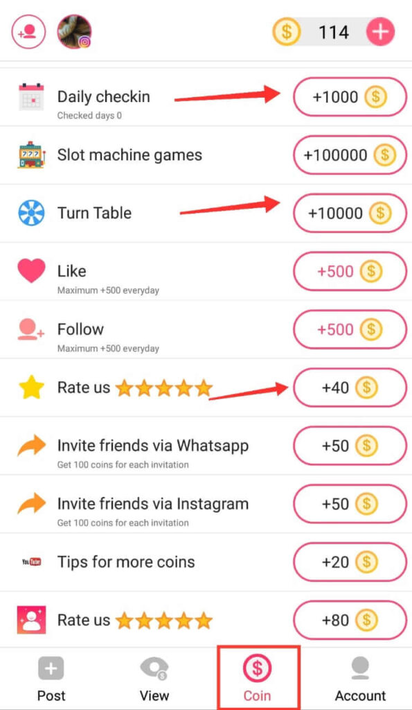Earn Coins